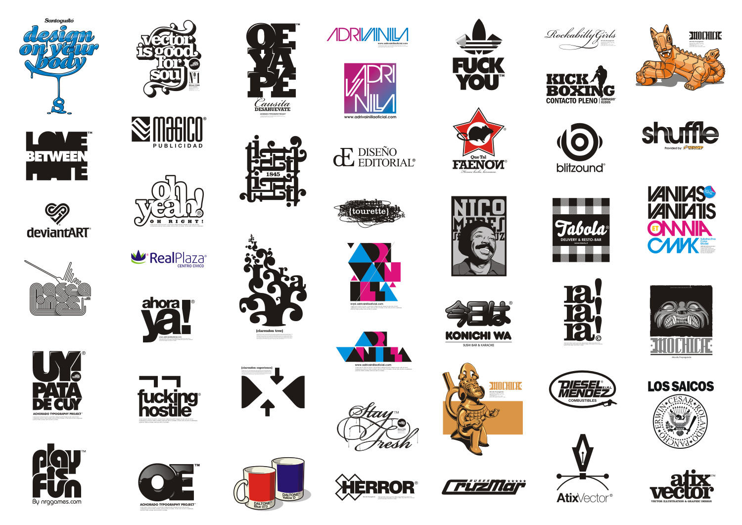 Logos and Logotypes 08-10 by AtixVector