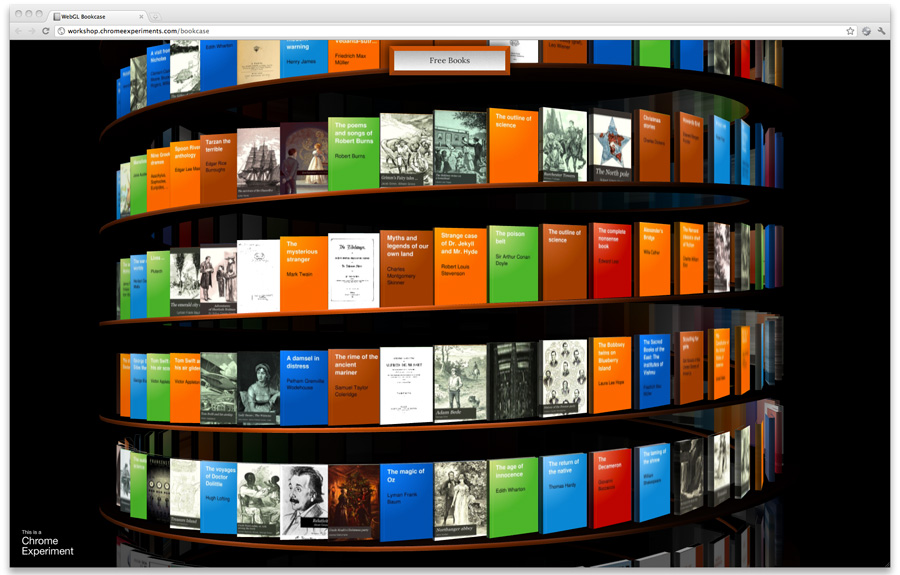 WebGL Bookcase
