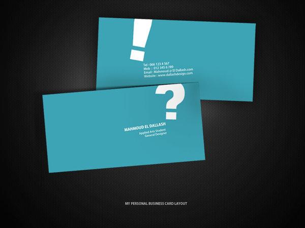 Personal business card by Dalash