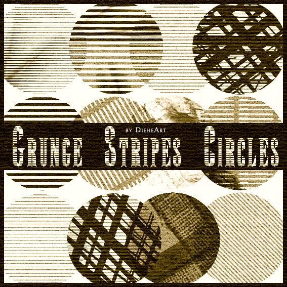 Double Grunge Circles by DieheArt