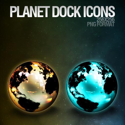 Planet Dock Icons by dEGOnstruction