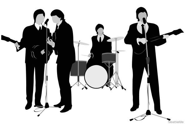 Beatles Silhouette by NewbieMe