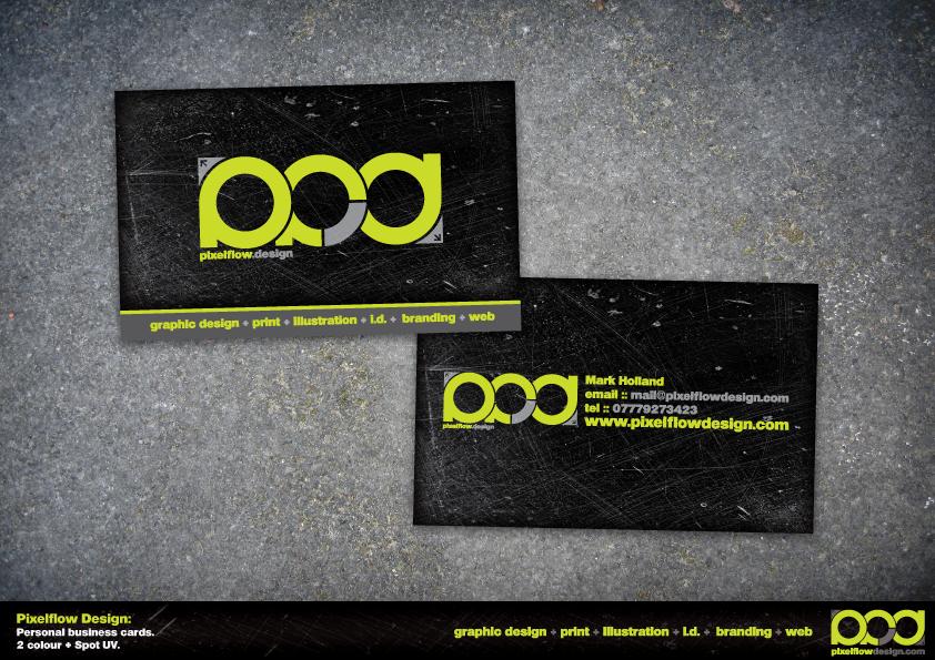 Pixelflow Design business card by crezo