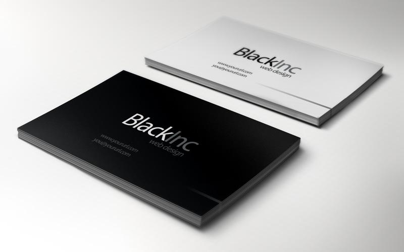Black Inc free business card by robby-designs