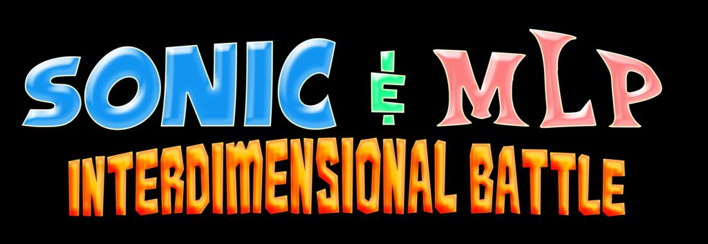 Sonic & MLP - Interdimensional Battle Logo by KingAsylus91