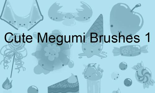 Cute Megumi Brush Set 1